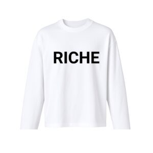 Drop Shoulder Longsleeve White