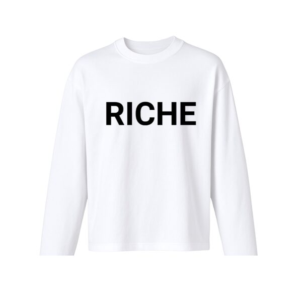 Drop Shoulder Longsleeve Blanc