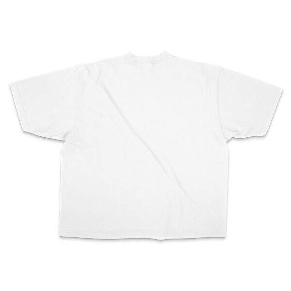 O/S Drop Shoulder T-Shirt White - Image 2