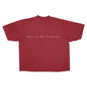 Drop Shoulder T-Shirt Burgundy